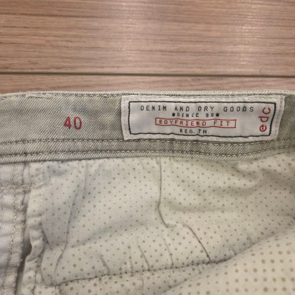 Women's edc pale Green Boyfriend Fit Cargo Mini Skirt Size 8 - Picture 3 of 8